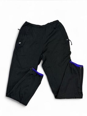 REI Black Jogger Pants with Purple Accents